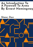 An_introduction_to_A_Farewell_to_arms_by_Ernest_Hemingway